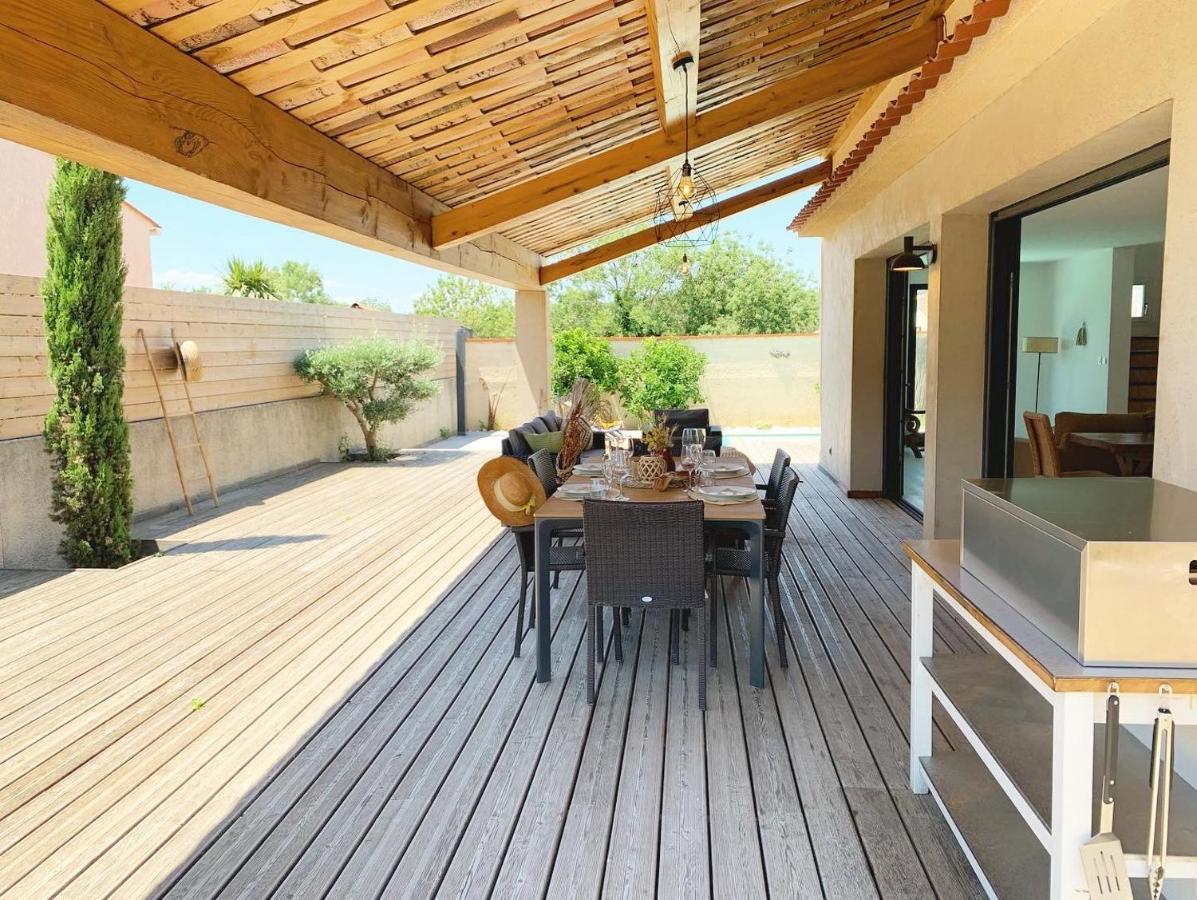 Le Petit Bali Spacieuse Villa Pour 8 Avec Piscine Saint-Cyprien  Luaran gambar
