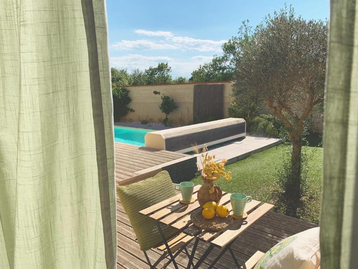 Le Petit Bali Spacieuse Villa Pour 8 Avec Piscine Saint-Cyprien  Luaran gambar