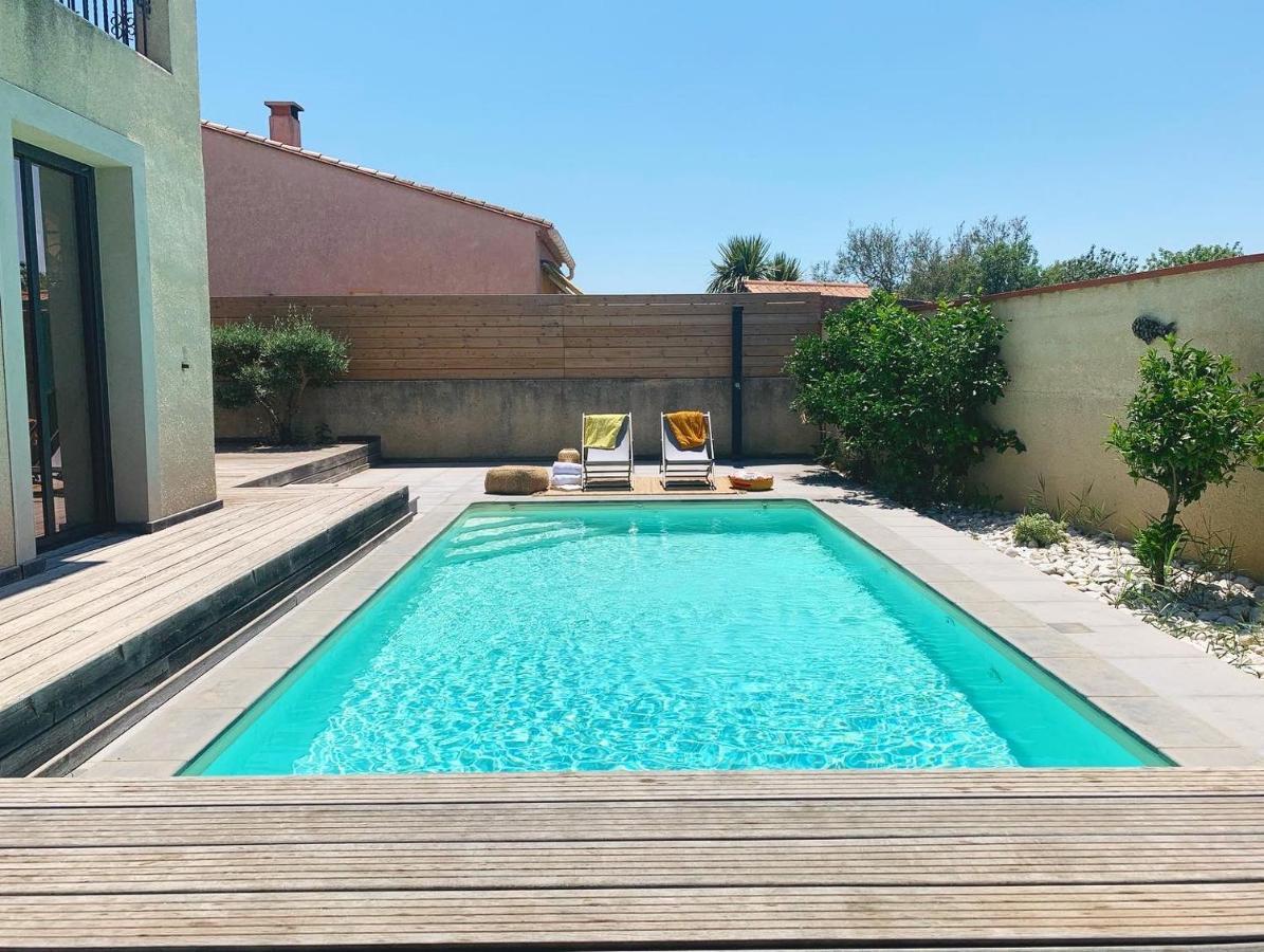 Le Petit Bali Spacieuse Villa Pour 8 Avec Piscine Saint-Cyprien  Luaran gambar