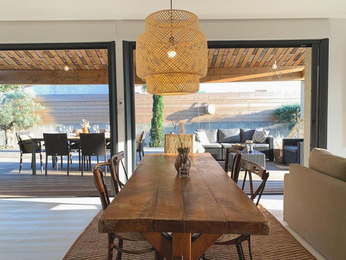 Le Petit Bali Spacieuse Villa Pour 8 Avec Piscine Saint-Cyprien  Luaran gambar