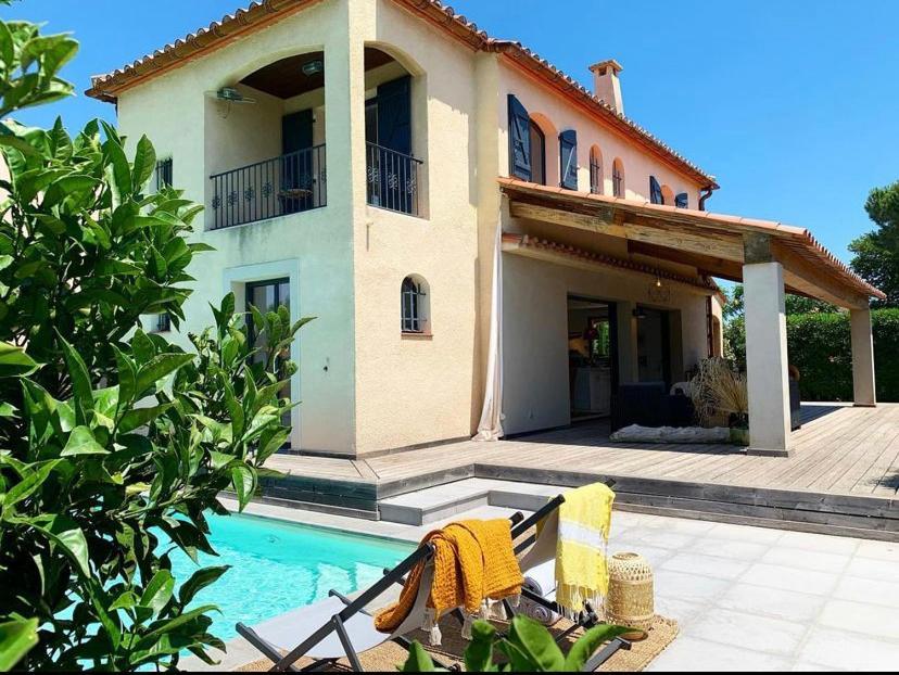 Le Petit Bali Spacieuse Villa Pour 8 Avec Piscine Saint-Cyprien  Luaran gambar