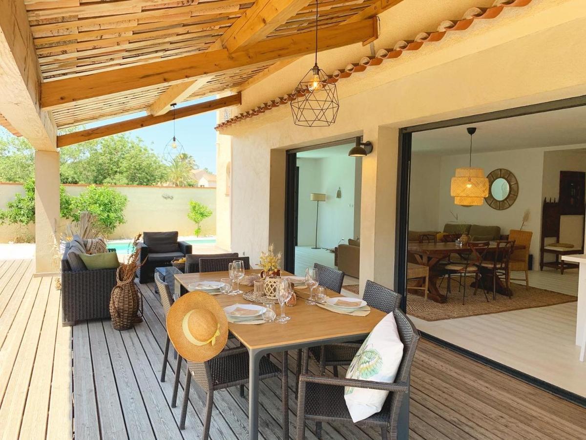 Le Petit Bali Spacieuse Villa Pour 8 Avec Piscine Saint-Cyprien  Luaran gambar