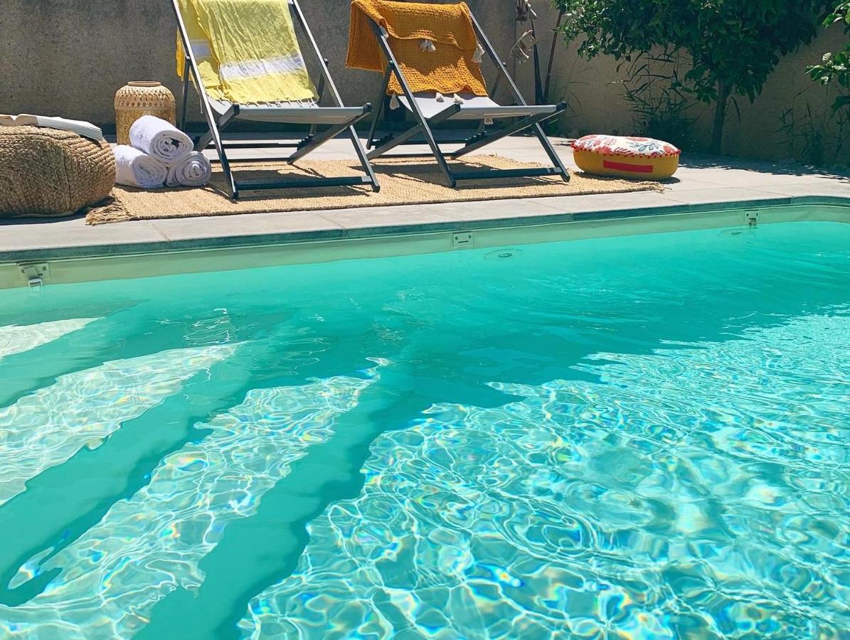 Le Petit Bali Spacieuse Villa Pour 8 Avec Piscine Saint-Cyprien  Luaran gambar
